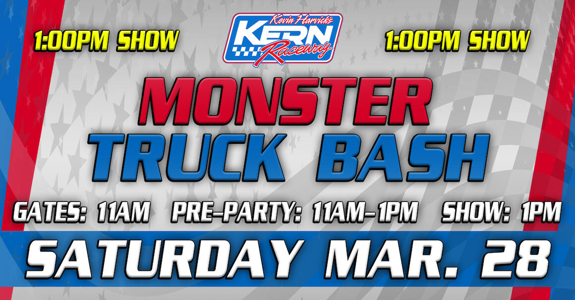 Mar 28th: Monster Truck BASH - TWO Shows: 1PM & 6PM